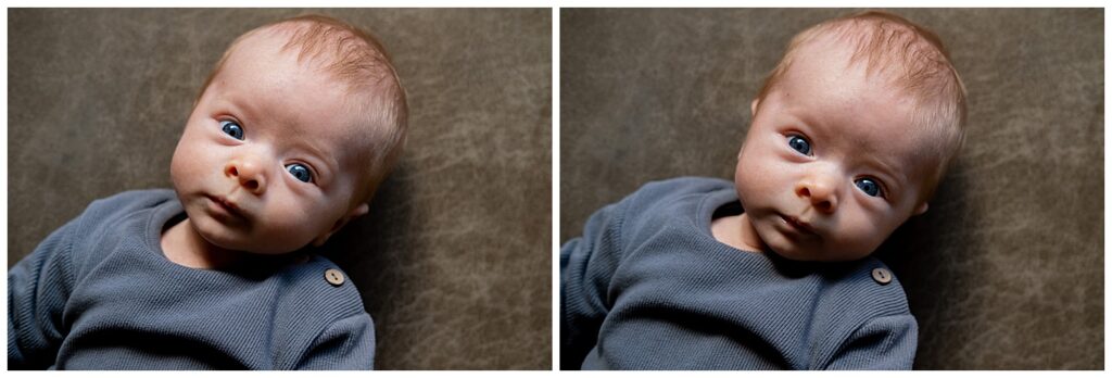 De newbornshoot in Groningen. Babyfotografie. Familie reportage