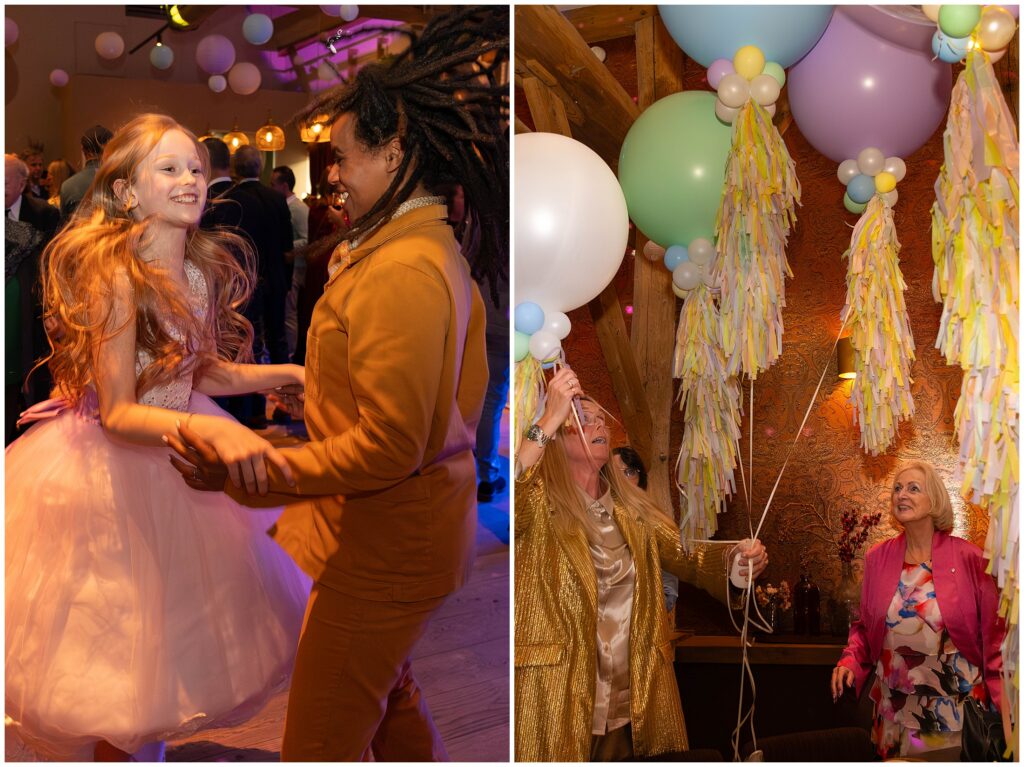 Balonnen bij trouwlocatie Naline te Hoogeveen