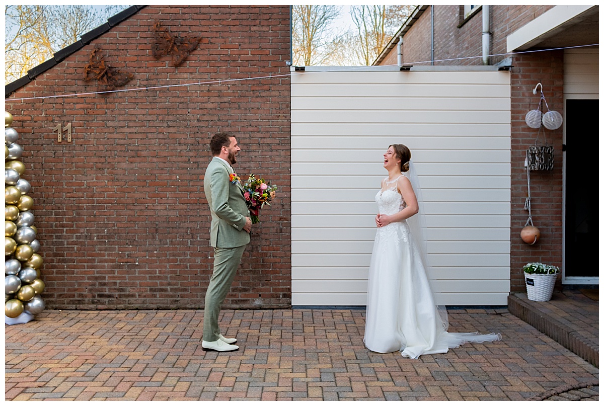 Trouwfotografie Groningen, kleurrijke bruiloft van Wouter en Kelly